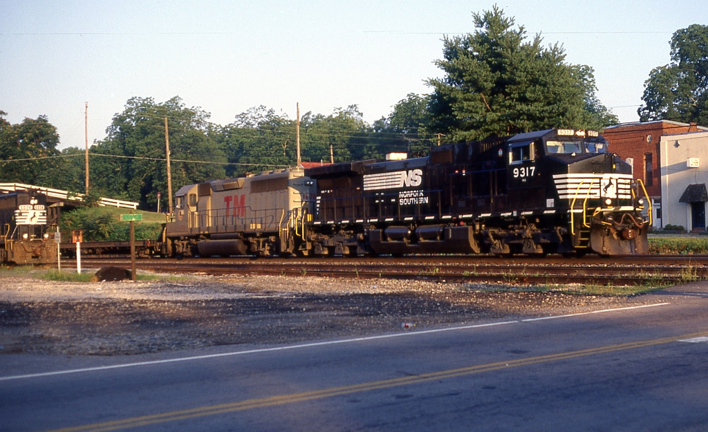NB freight going by the local power